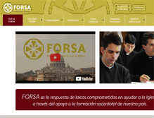 Tablet Screenshot of forsa.org.mx
